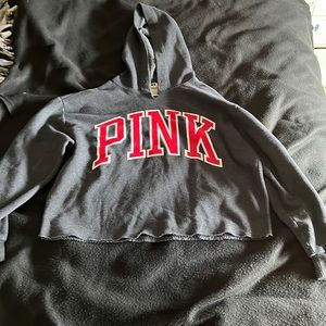 victoria secrets PINK cropped hoodie